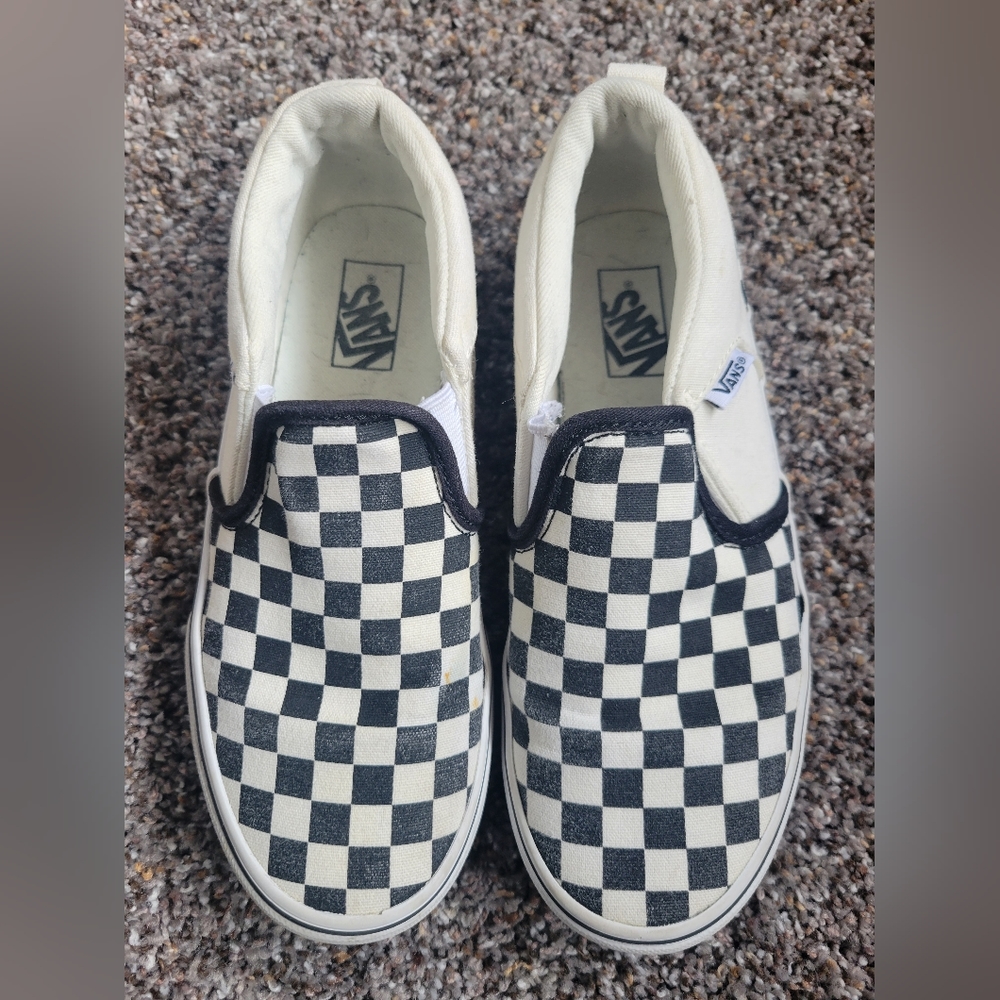 Vans checkered shoes